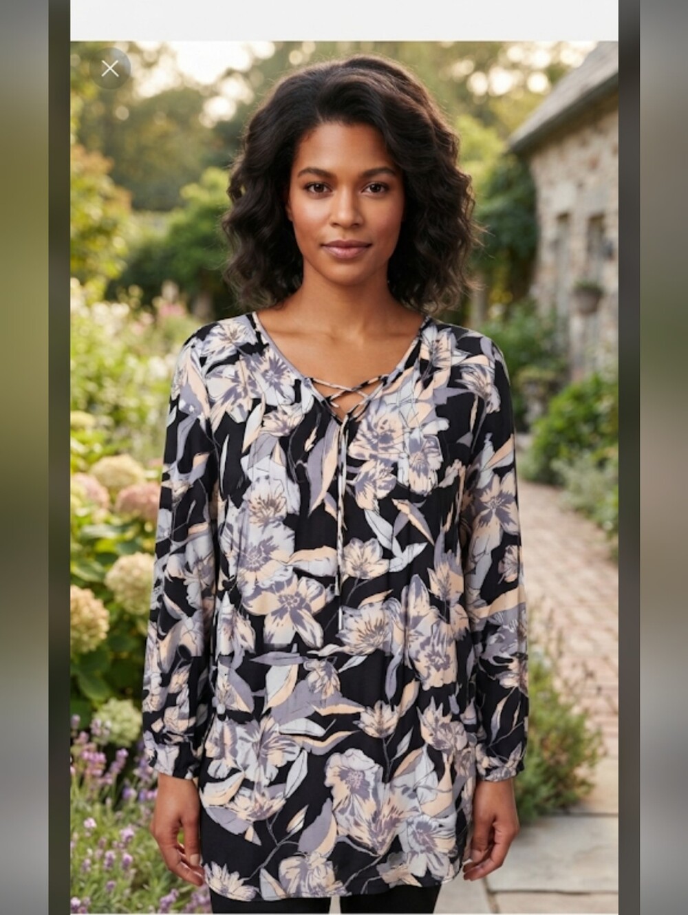Billabong Just Like You Lace Up Tunic Top/ Shift Dress